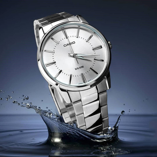 casio卡西欧男表女表情侣款 1303D 简约商务网红小黑表黑暗之心MTP