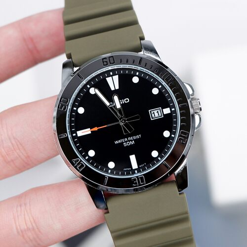 casio丨正品卡西欧手表男商务防水剑鱼比尔盖茨同款 MTP-VD01-3E