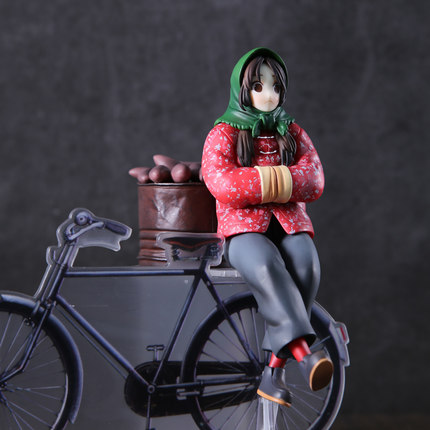 玩悦计划ACTOYS冯宝宝烤红薯手办模型一人之下冬日暖薯村妞摆件