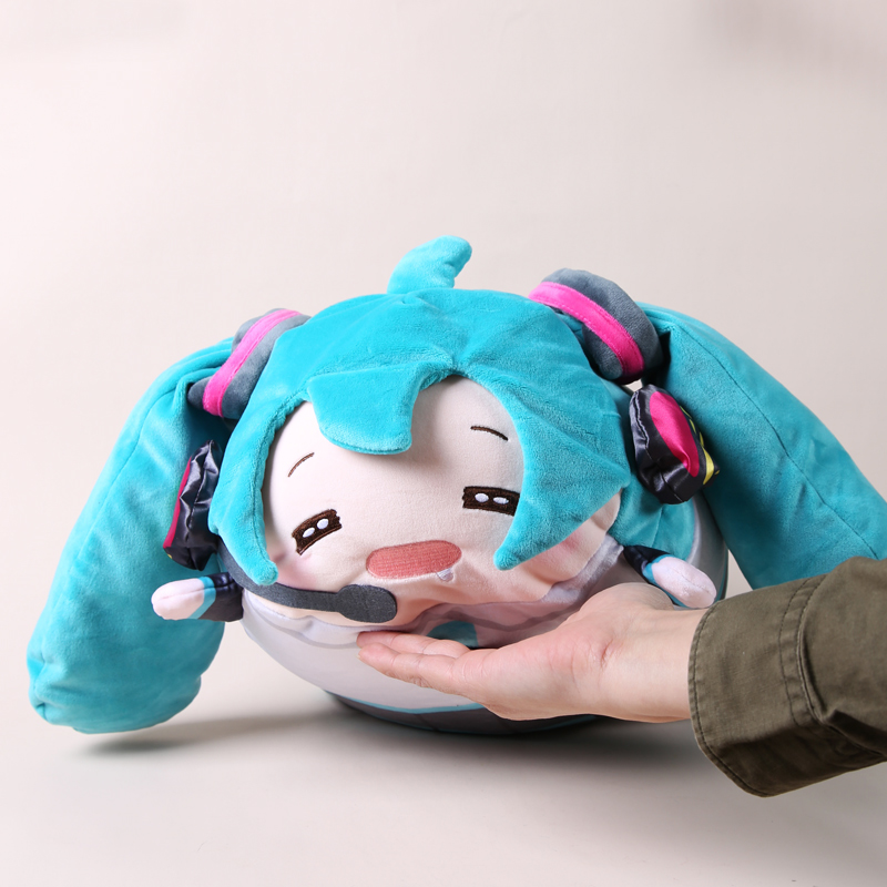 正版初音未来miku柔软团团抱枕