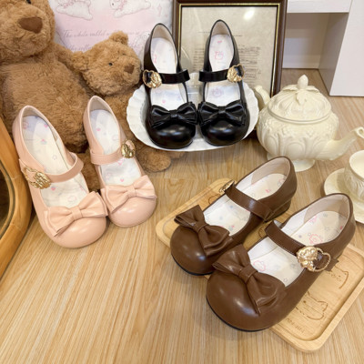 现货【小鼠饼】可爱甜美lolita低跟鞋