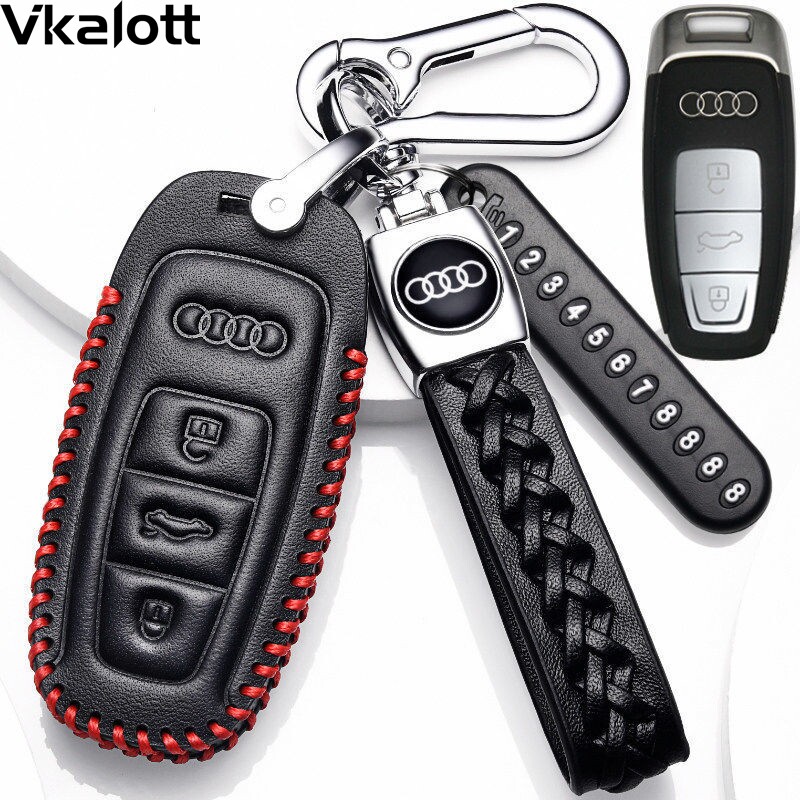 适用于2021款奥迪a6l钥匙套高档A6L专用2021新汽车2019装饰扣包套