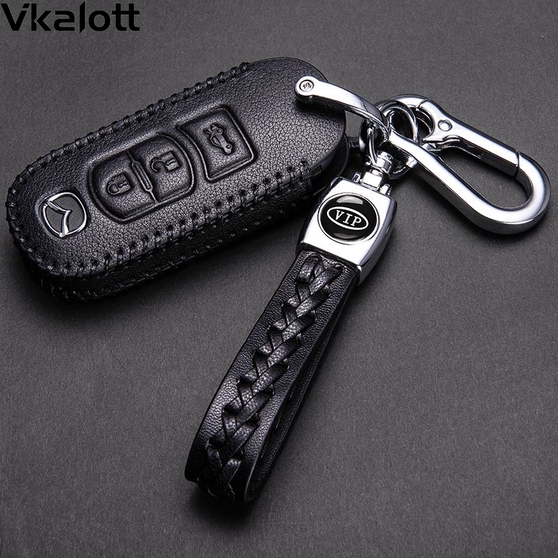 适用于MazdaCX-4钥匙套CX-5昂克赛拉马3真皮马6阿特兹CX-8钥匙包