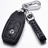 饰 壳女士装 宾士glb200钥匙套2021款 真皮高档专用汽车钥匙包扣20款