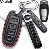 奥迪a6l新能源真皮钥匙包19款 20款 奥迪A6L钥匙套21款 适用于2022款
