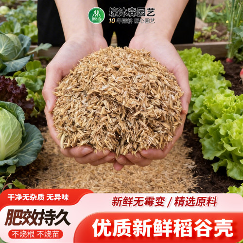 鲜稻壳改良土壤专用拌土优质新鲜
