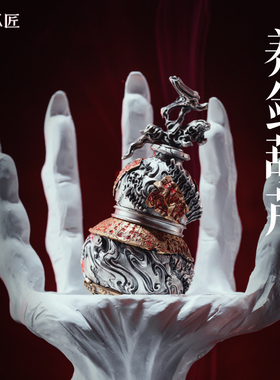 养剑葫定制版丨琢匠国风原创黄铜福禄手把件葫芦挂饰桌面装饰摆件