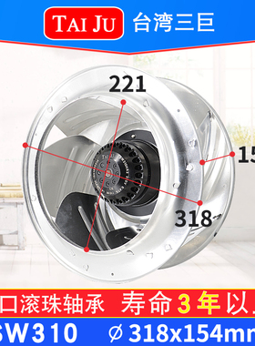 台湾三巨SW310HA2涡流风机220v工业涡流式离心风机空气净化器风
