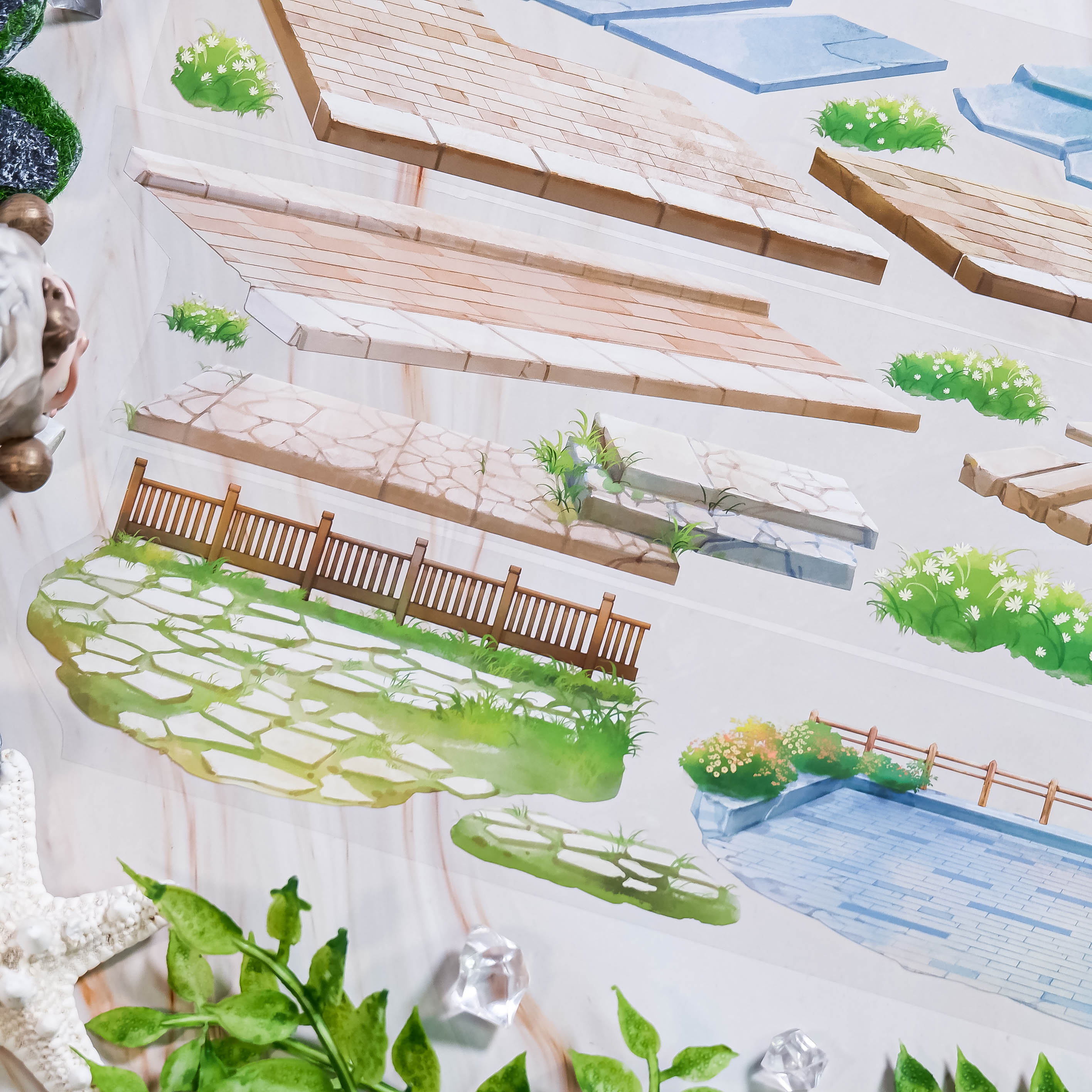 造景pet胶带大象君古风