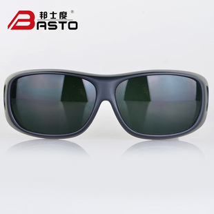 邦士度电焊眼镜焊工专用防打眼防电弧透明墨镜强光护眼烧焊护目镜