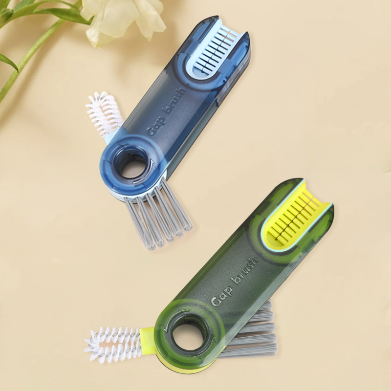 日本三合一硅胶缝隙杯刷