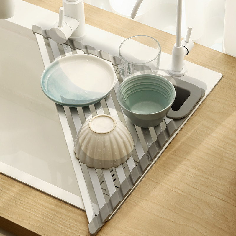 日本水槽沥水架洗碗洗菜滤水架水池收纳架厨房三角铝制碗碟置物架,厨房/烹饪用具,水槽置物架,淘宝优惠券,粉丝福利购,淘宝优惠卷