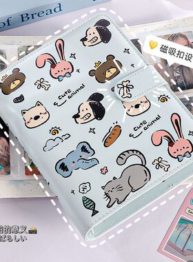 册原创3卡册insA5小卡精致追星寸宫格纪念册照片pu四新款学生收纳