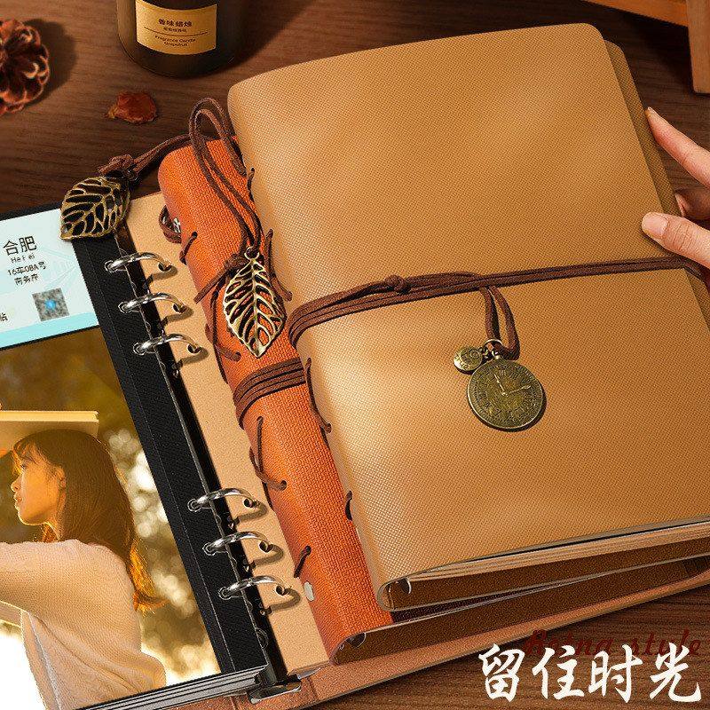 相册情侣回忆录恋爱复古本票据粘贴纪念册diy式自旅行收集手工本