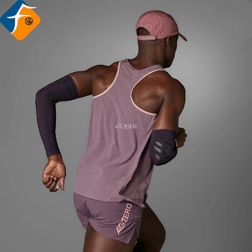 Adidasadizero男马拉松跑步背心