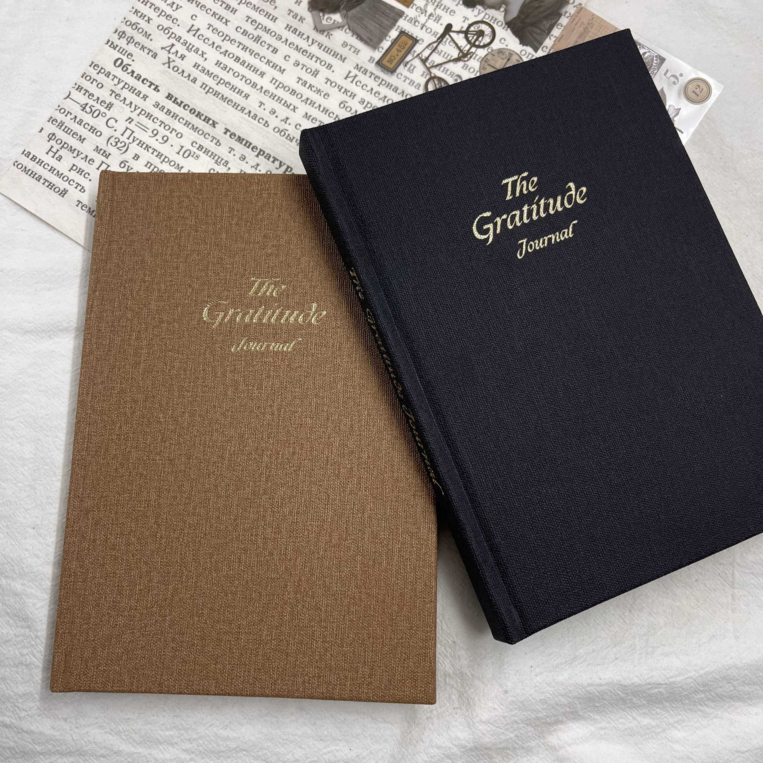 出口美国 英文感恩日志本gratitude journal自我觉察日记手帐本a5