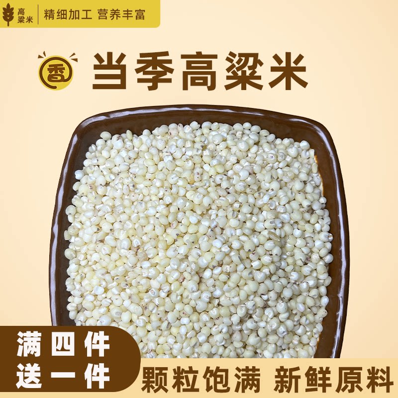 东北新高粱米白高粱颗粒饱满易煮