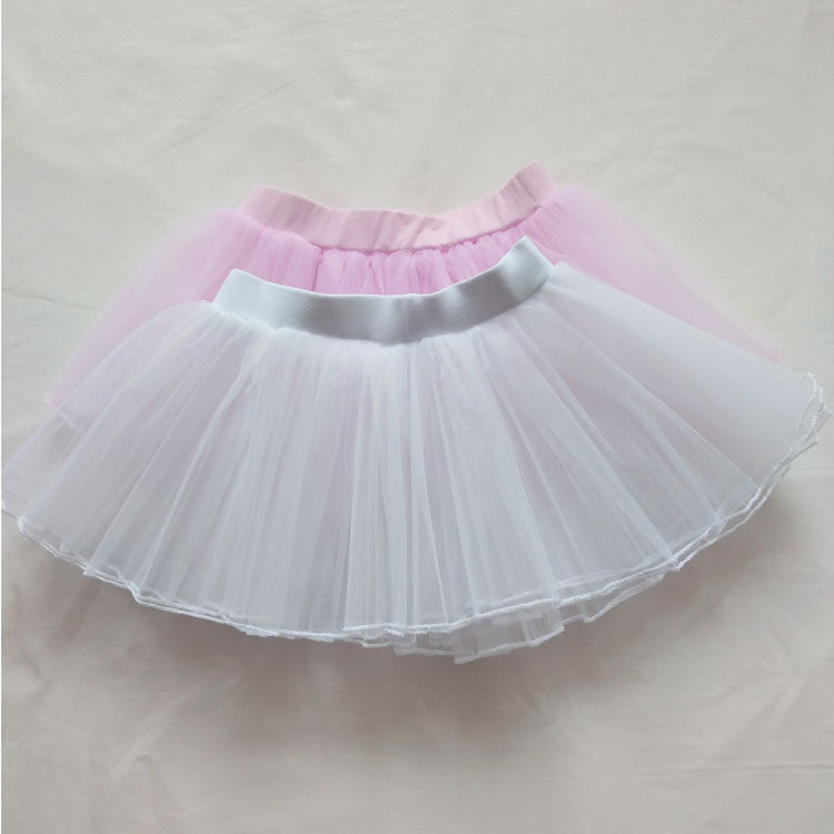 包邮儿童舞蹈服女童蓬蓬纱裙 公主裙芭蕾舞蹈裙少儿表演半身纱裙