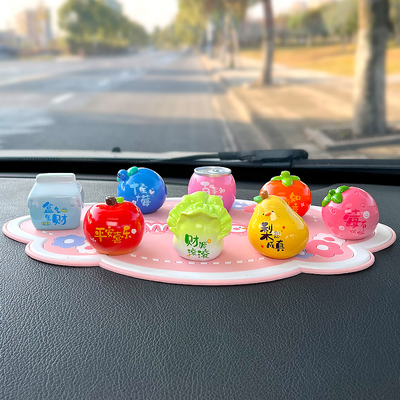 平安汽车摆件萌萌可爱