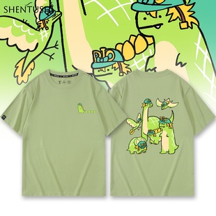 jojo奇妙冒险迪亚哥骇人恶兽动漫周边夏季纯棉短袖T恤男女生衣服