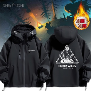 星际拓荒Steam游戏周边outer wilds加棉加厚保暖御寒男女生冲锋衣