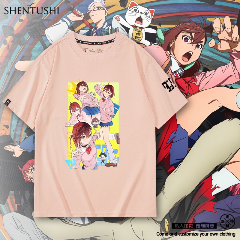 休闲宽松纯棉情侣短袖