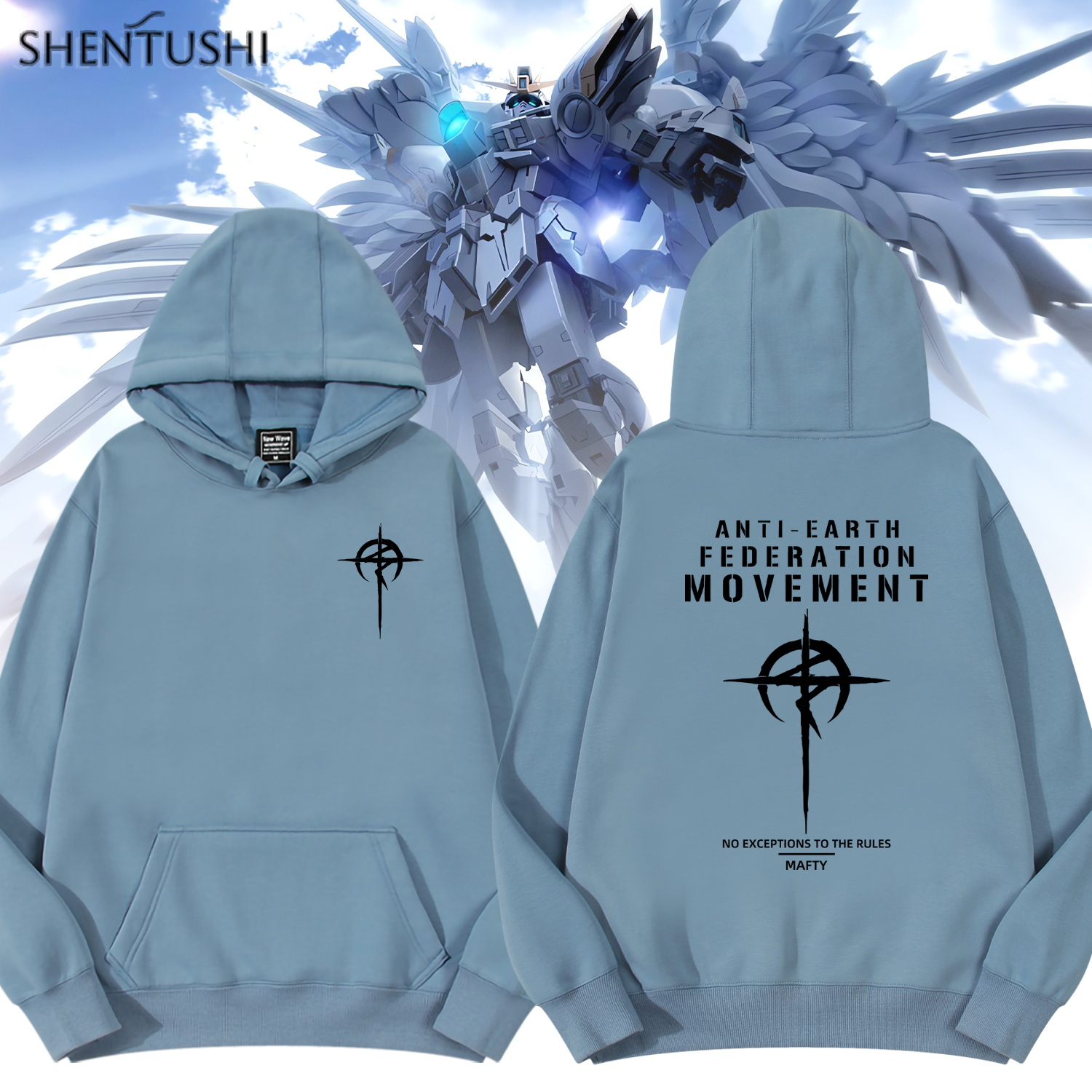 加绒柔顺亲肤保暖连帽卫衣