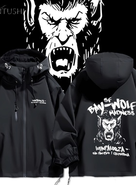 2025美剧星期三Wednesday小狼女礼物同款亚当斯冲锋衣周边衣服