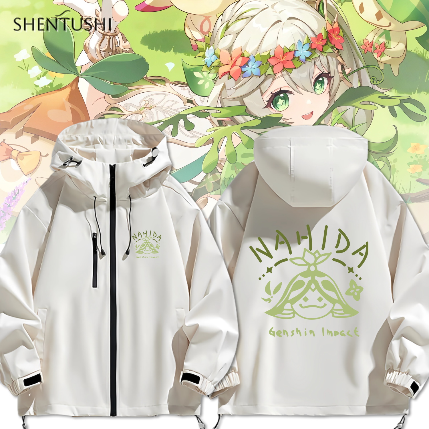 连帽秋冬新款宽松防风冲锋衣