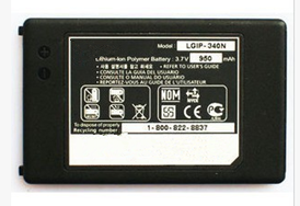LG GW525 KF900 GD300S KS500 KS660 GT350电池LGIP-340N电池