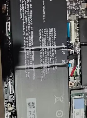 全新2874C4雷神T-BOOK 14电池 神舟笔记本ThunderBook电板TBOOK电脑15.4V电芯4221mAh内置65Wh非原装原厂B00K