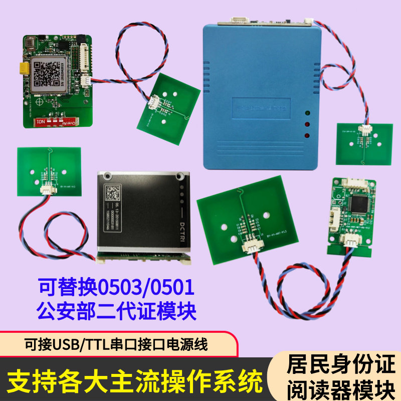 二代证阅读器读卡器模块二次开发图片
