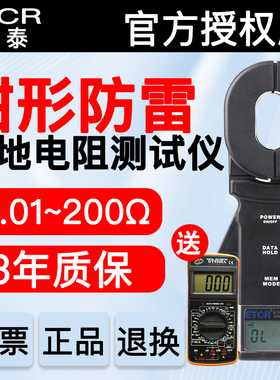 铱泰钳形接地电阻测试仪钳型电阻测量仪etcr2000ab防雷地阻检测仪
