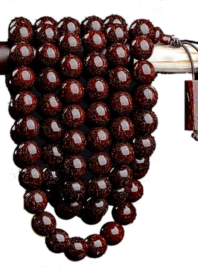 印度小叶紫檀手串爆满超孤品收藏