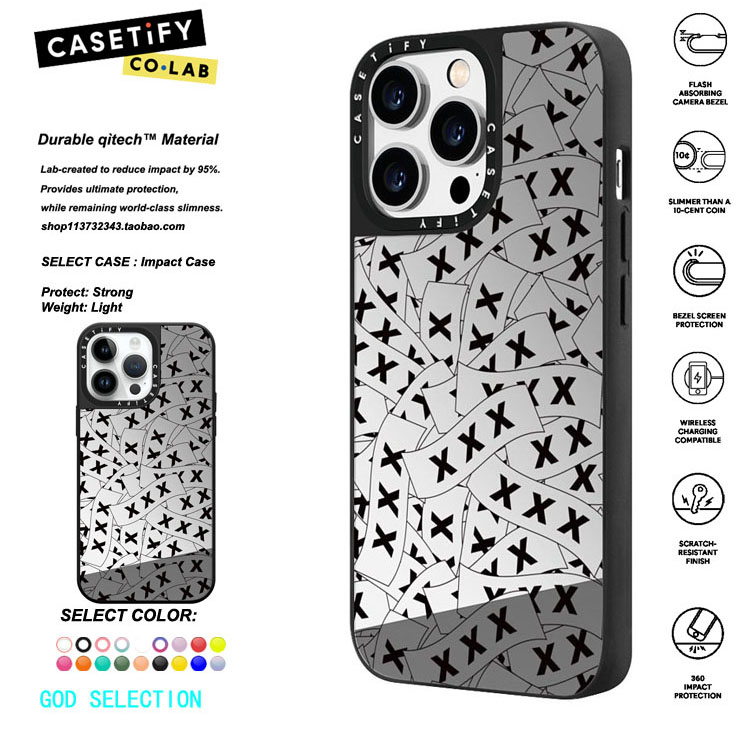 香港代购 CASETiFY GOD SELECTION XXX适用iphone14/13/12/11Pro/Max