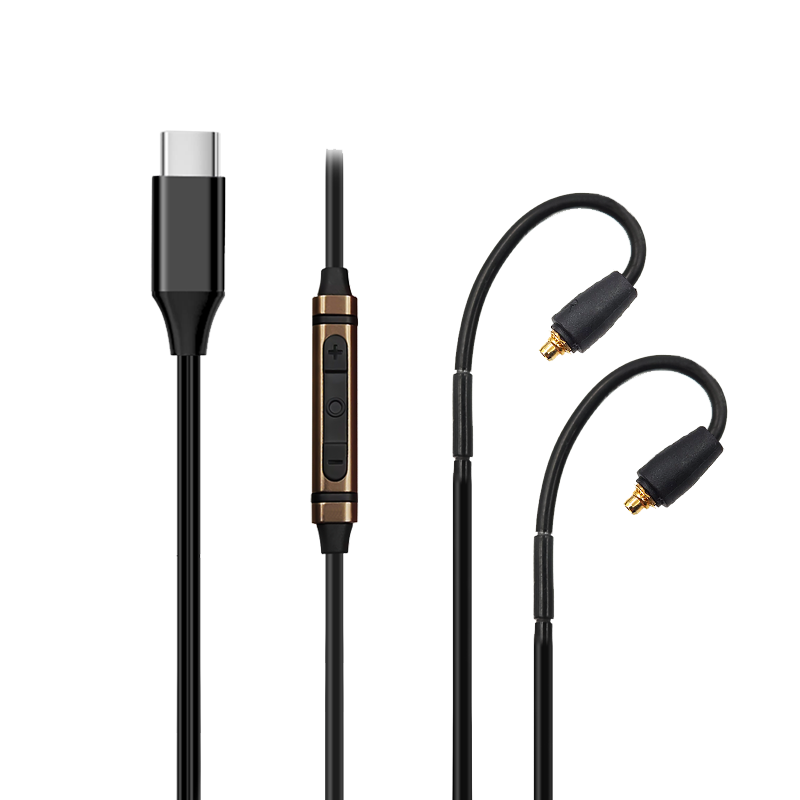 适用华为三星小米TYPE-C 森海塞尔 IE200 300 IE600 IE900 耳机线