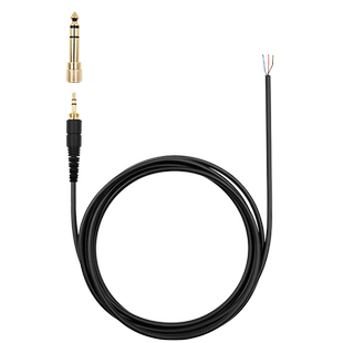 适用AKG K52 K72 K92 MDR-7506 M20X M30X维修配件替换DIY 耳机线