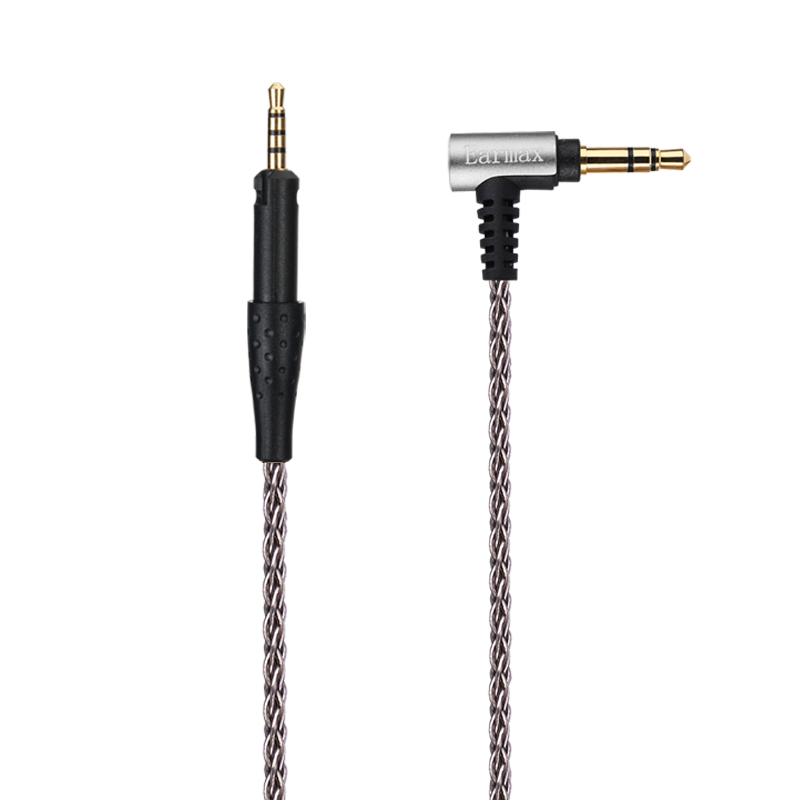Earmax 森海塞尔HD6MIX HD7 HD8DJ HD598se单晶铜镀银升级耳机线