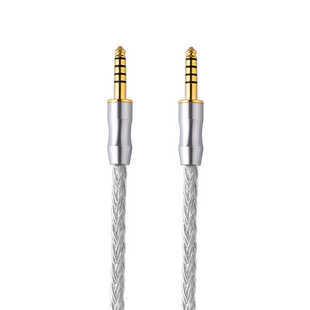 Earmax 4.4mm转4.4mm平衡线对录耳机线16股单晶铜镀银HIFI升级线