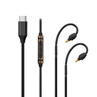 适用华为小米三星苹果Iphone14 15 TYPE-C森海塞尔 IE40pro耳机线