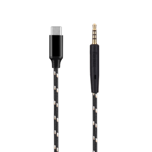 适用华为小米TYPE-C转2.5mm铁三角JBLbose700QC25QC35QC45耳机线