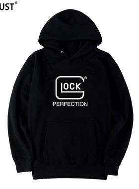 WEAPON GUN GLOCK PISTOL 武器 格洛克 手枪男女连帽套头卫衣