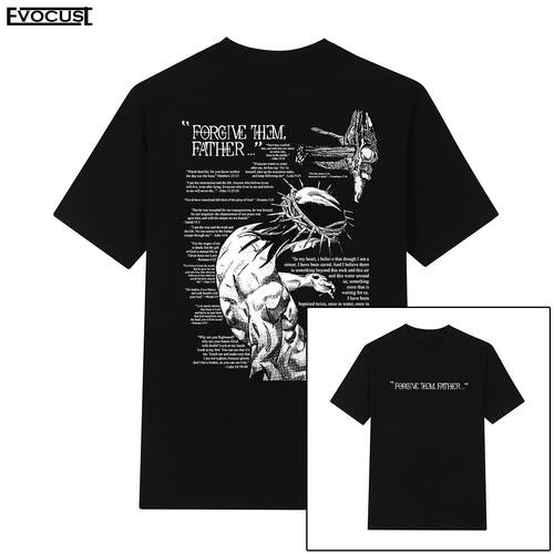 FORGIVE THEM FATHER短袖T恤Christian Religious双面印花男女Tee
