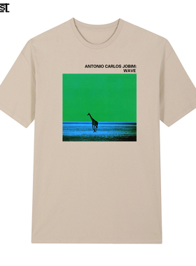 ANTONIO CARLOS JOBIM WAVE拉丁波萨复古怀旧吉他短袖T恤复古