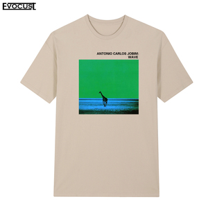 WAVE拉丁波萨复古怀旧吉他短袖 JOBIM T恤复古 CARLOS ANTONIO