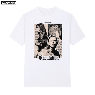 泰勒斯威夫特Taylor Swifty演唱会海报周边Reputation短袖T恤男女