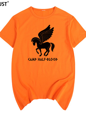 混血营camp half blood潮牌Percy Jackson男女T恤短袖