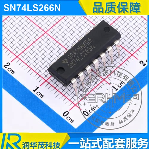 原装 SN74LS266N PDIP-14 丝印 SN74LS266N 4CH 5V 同或门 IC TI