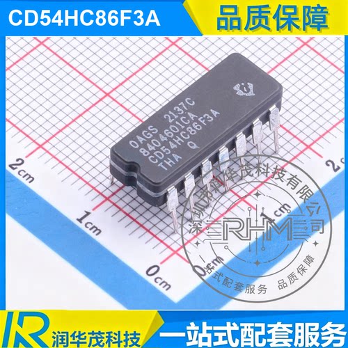 IC CD54HC86F3A CDIP-14 丝印 CD54HC86F3A 4CH 5V 异或门 IC TI
