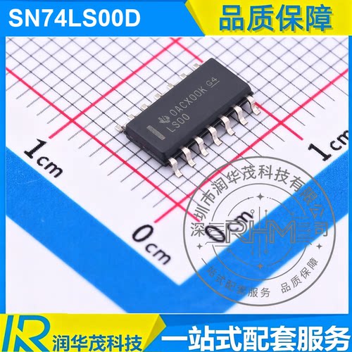 现货 全新 SN74LS00D SOIC-14 丝印 LS00 4CH 5V 与非门 SMD TI